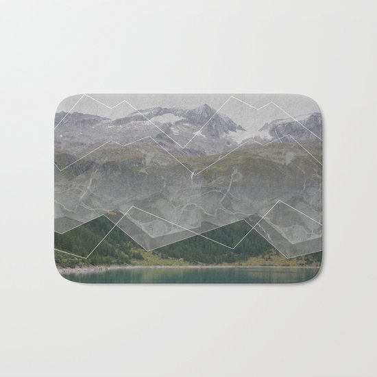 Mountain Landscape Bath Mat