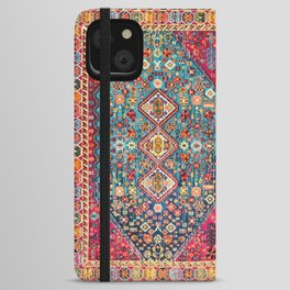 N131 - Heritage Oriental Vintage Traditional Moroccan Style Design iPhone Wallet Case