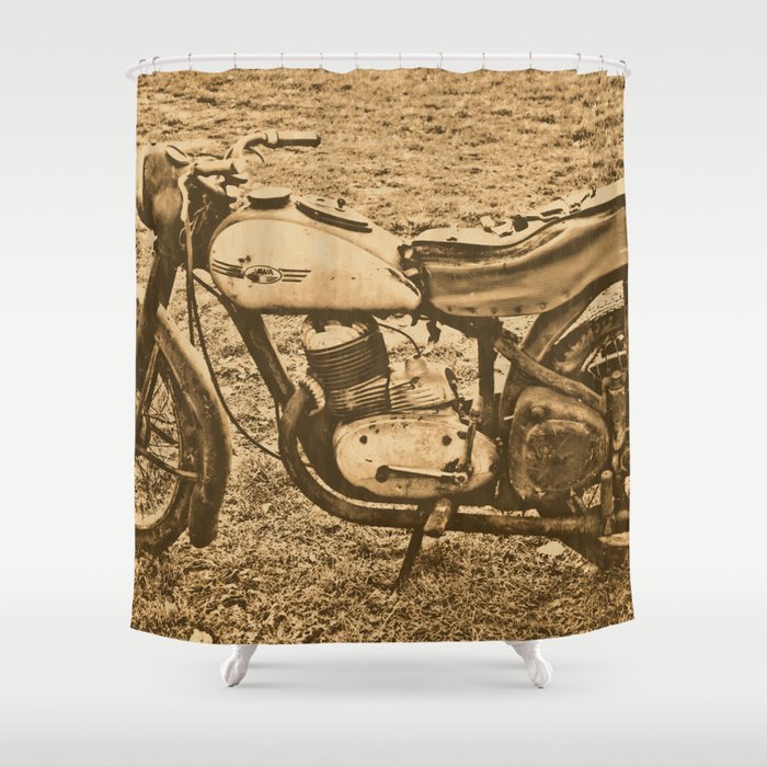 Jawa motorcycle Shower Curtain