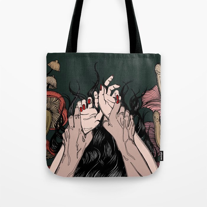 Jungle of the Sleeping Flames Tote Bag