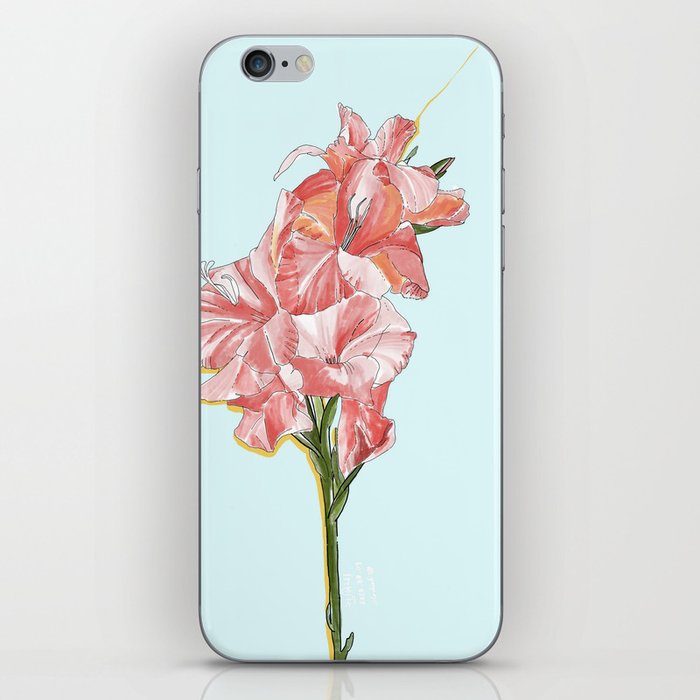 Floral Orchestra #01 [Gladiolus] iPhone Skin