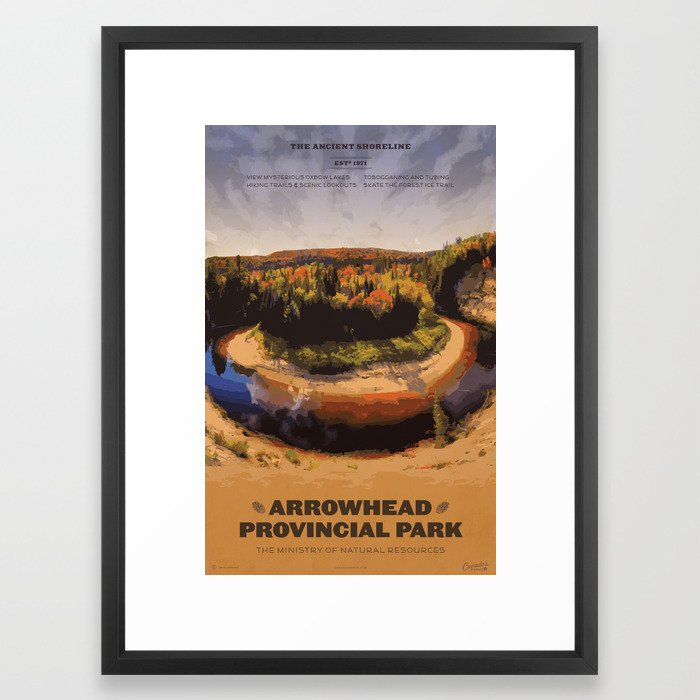 Arrowhead Provincial Park Framed Art Print