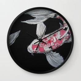 There's Koi  Wall Clock