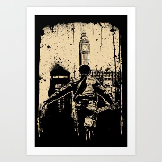 attack this town Art Print