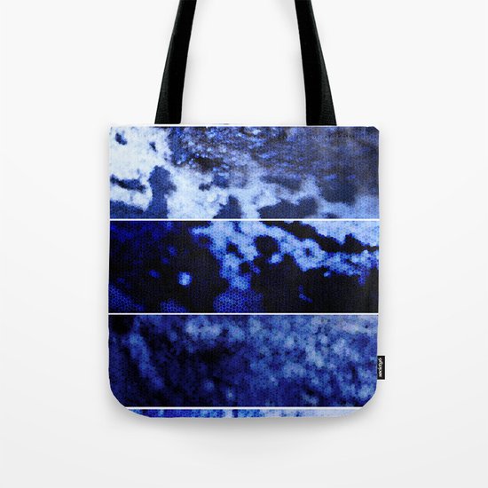 Blue Magnification (Five Panels Series) Tote Bag