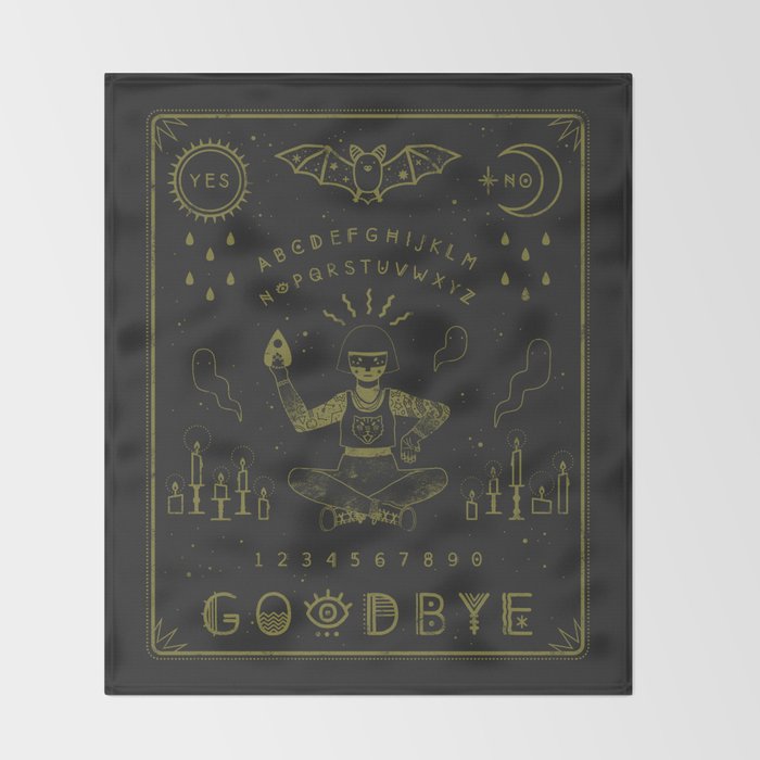 Ouija Board Throw Blanket Ouija Board Throw Blanket