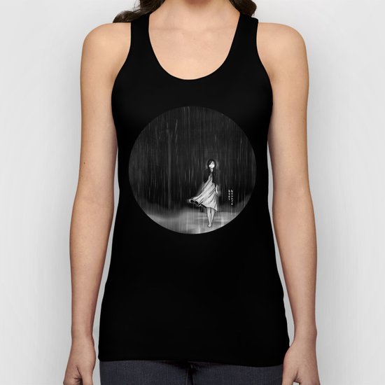 ... as the rain fell on me Unisex Tank Top