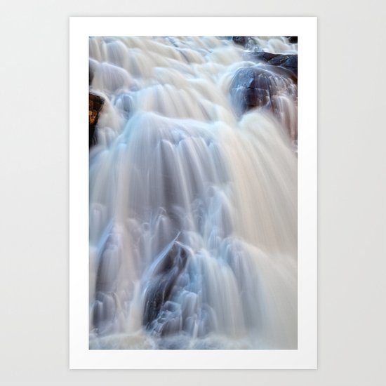 Chutes du Diable Waterfall Art Print