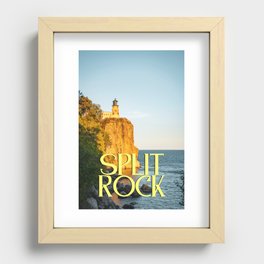 Split Rock Recessed Framed Print