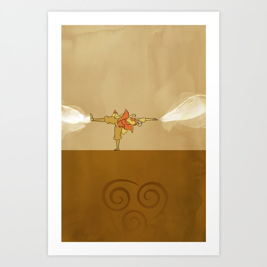 Avatar Aang Art Print