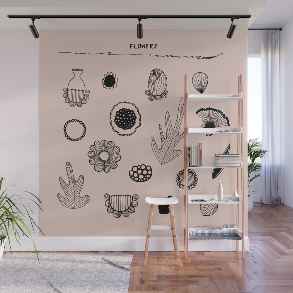 Flowers Wall Mural by neonzephyr