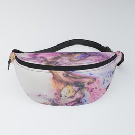 Abstract Pink Ink Painting Photograph Fanny Pack