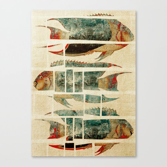 Fish Under Strong Radiation 2 Canvas Print
