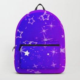 Unique Glitter Sparkle Stars Backpack
