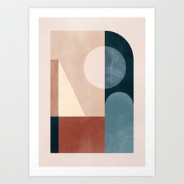 Abstract Geometric 20 Art Print