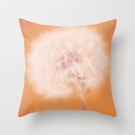 boho dandelion Throw Pillow