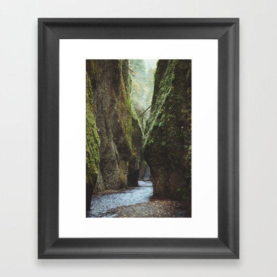 Oneonta Gorge Framed Art Print