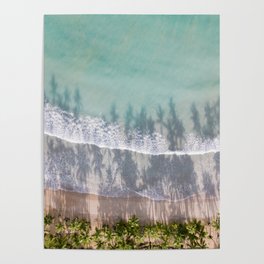 Turquoise water | Tropical travel photography | The Dominican Republic Poster