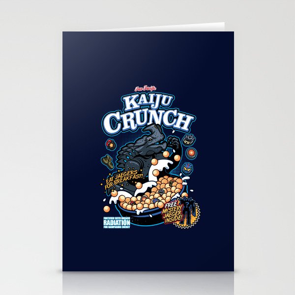 Kaiju Crunch Stationery Cards