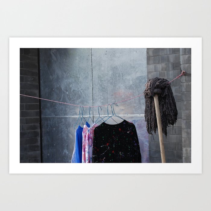 Out to Dry Art Print