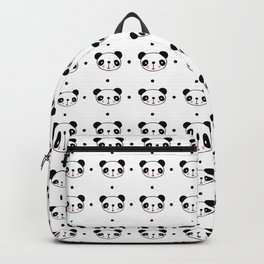 Panda head pattern Backpack