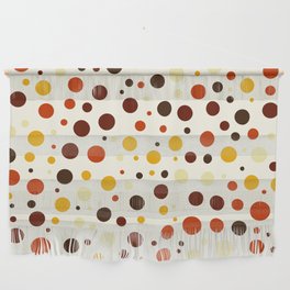 Abstract multicolored seamless pattern in polka dot Wall Hanging