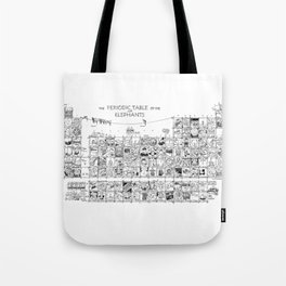 Periodic Table of the Elephants Tote Bag