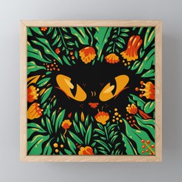 Hidden Cat Framed Mini Art Print
