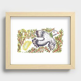 Lola the Pigeon Recessed Framed Print