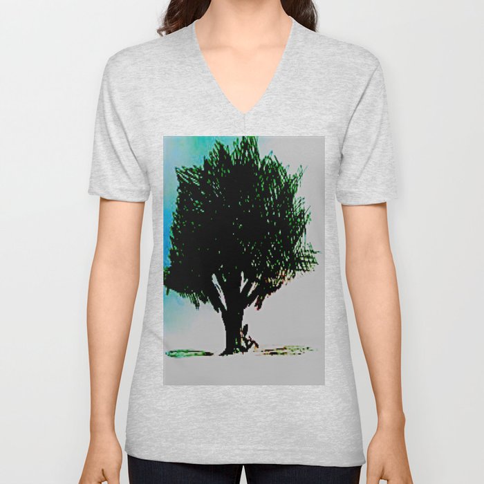 Tree of Life V Neck T Shirt
