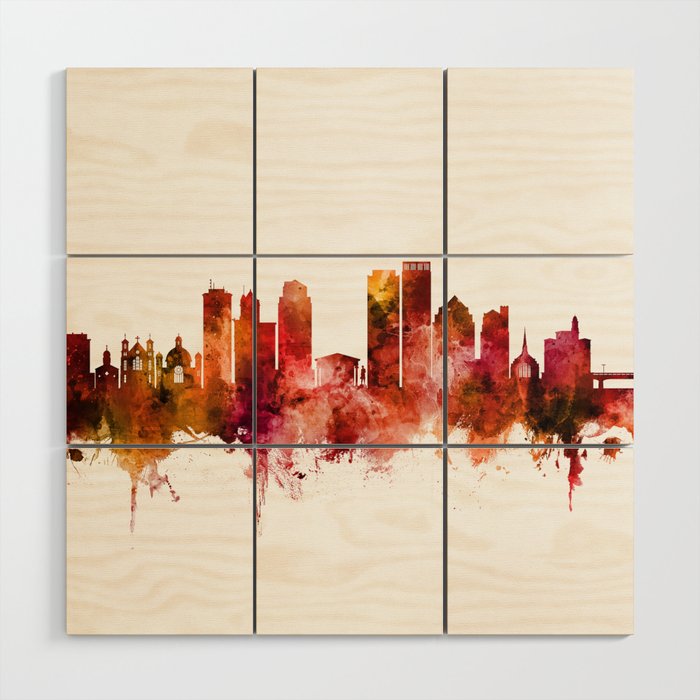 Dayton Ohio Skyline Wood Wall Art By Artpause Society6 Buy world map urban watercolor art prints by michael tompsett at imagekind.com. society6