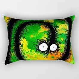 The Creatures From The Drain painting 40 Rectangular Pillow
