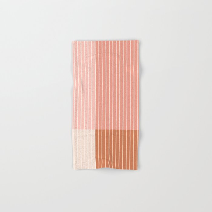Color Block Line Abstract XVI Hand & Bath Towel
