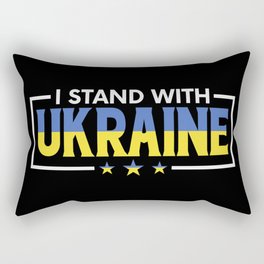 I Stand With Ukraine Rectangular Pillow