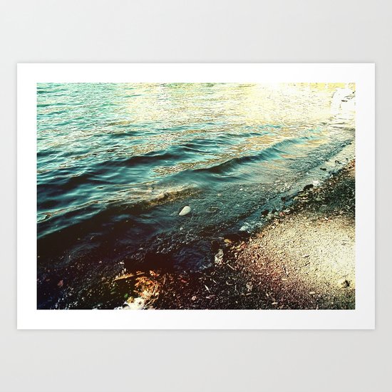 Beach Waters Art Print