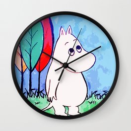 The walk of Moomin Wall Clock