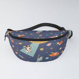 Cosmic dogs Fanny Pack | Drawing, Robot, Kid, Dogs, Cosmos, Digital, Curated, Ufo, Baby, Cow 