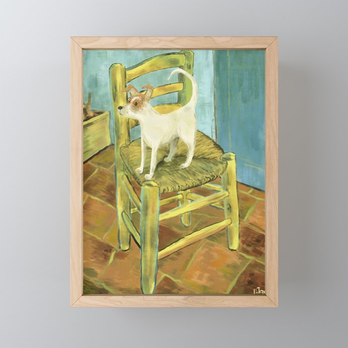 Yellow Chair Linus Framed Mini Art Print