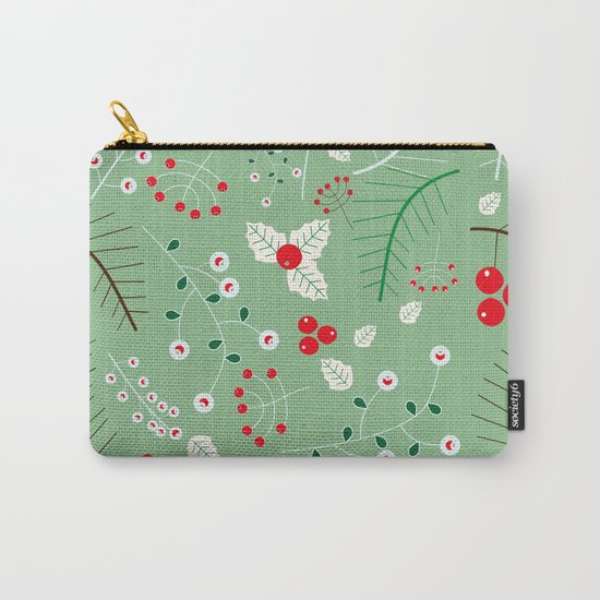 Mistletoe green Carry-All Pouch
