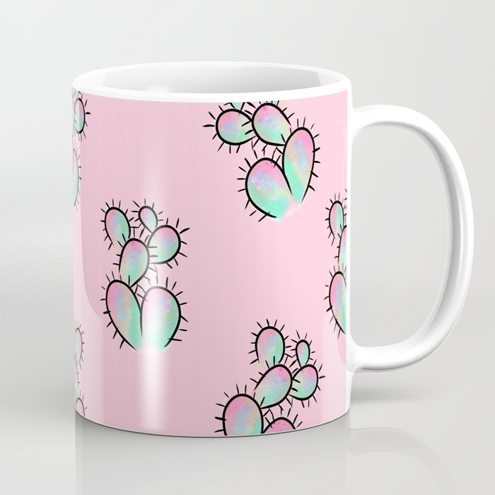 Pop Cactus Pattern Coffee Mug
