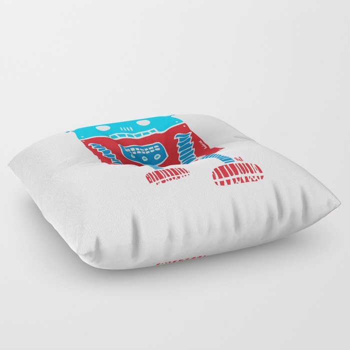 Robo T Floor Pillow