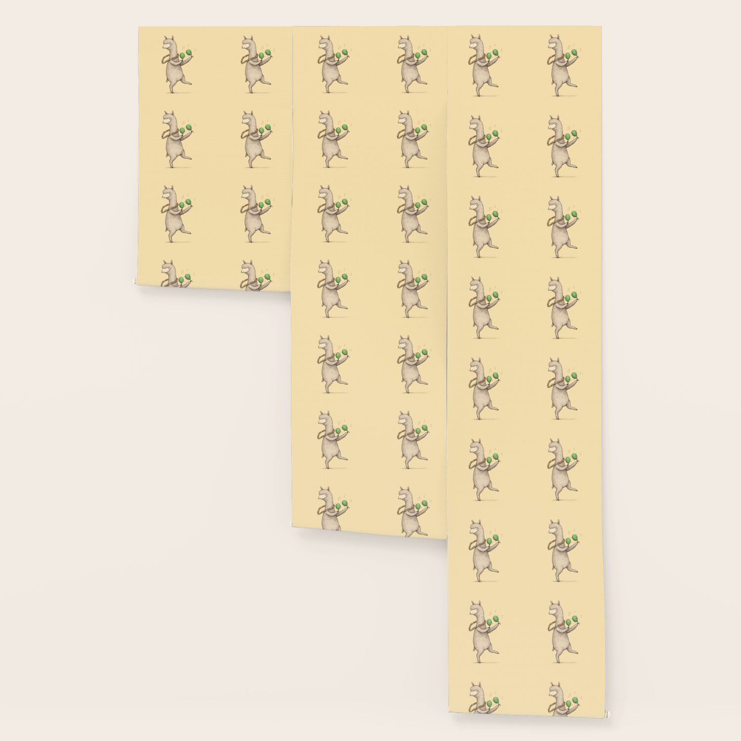 Alpaca On Maracas Wallpaper By Sophiecorrigan Society6