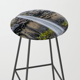 Smooth Svartifoss Bar Stool