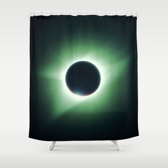 Total Solar Eclipse Shower Curtain