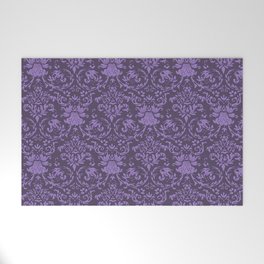 Purple Victorian Gothic Welcome Mat