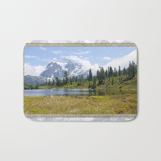 MOUNT SHUKSAN ONE AUGUST DAY Bath Mat