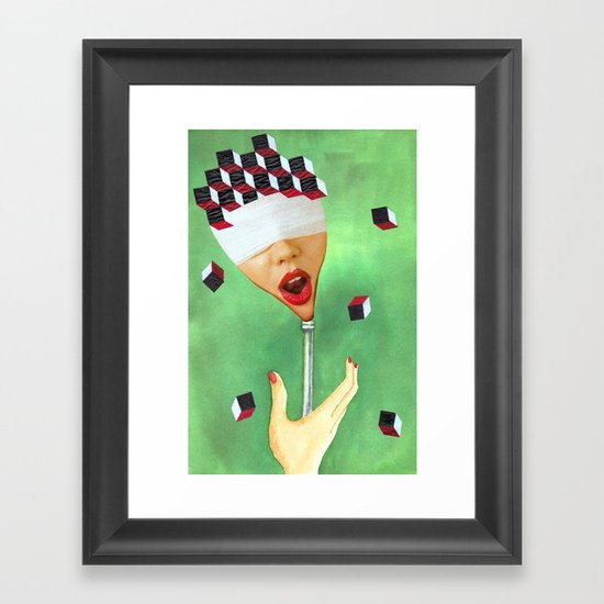 OH!! Framed Art Print