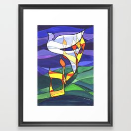 Shalom Dove (2) Framed Art Print