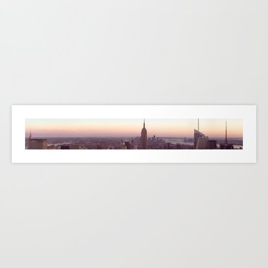 New York City - Manhattan Panorama Art Print