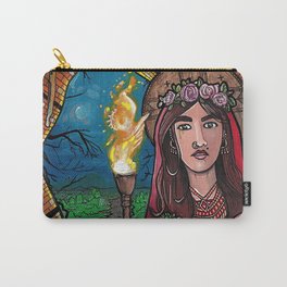 The Woman and the Cave Carry-All Pouch